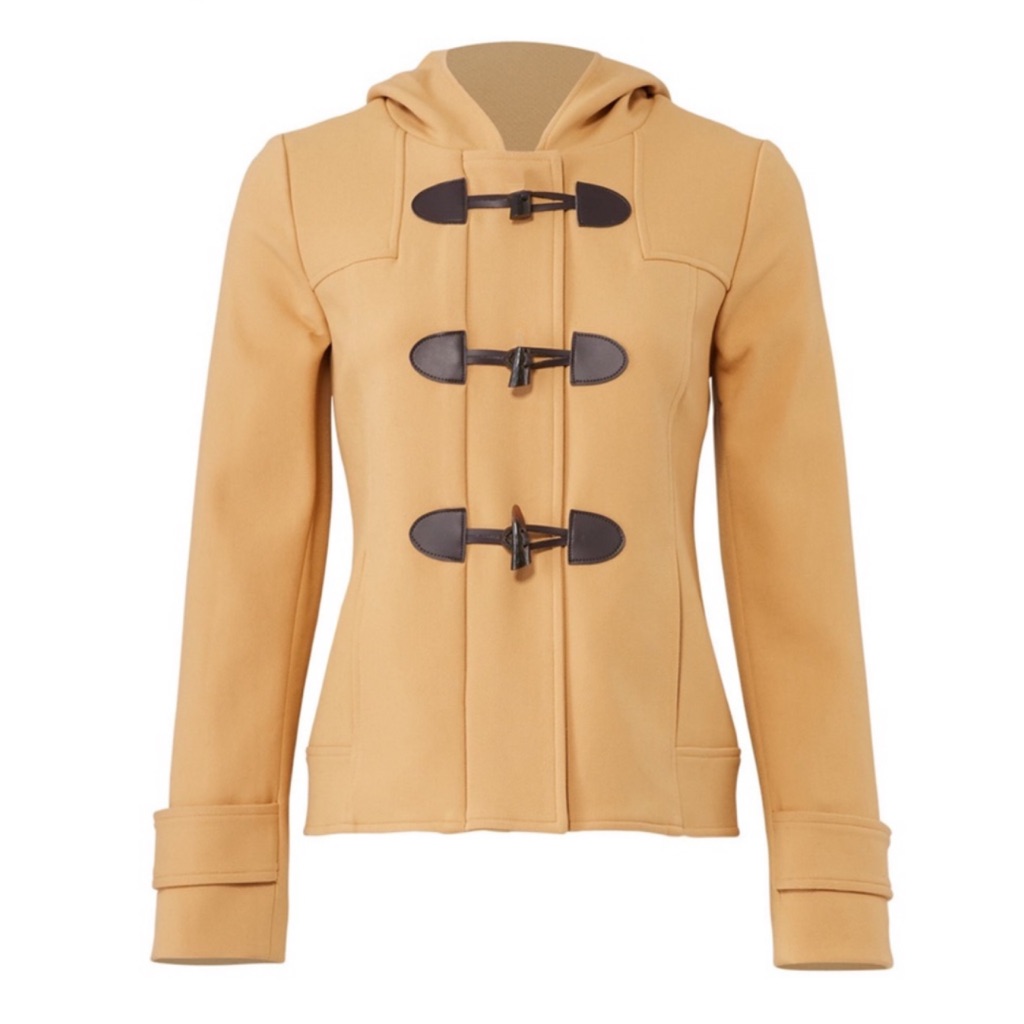 Shoshanna Camel Toggle Coat Jacket